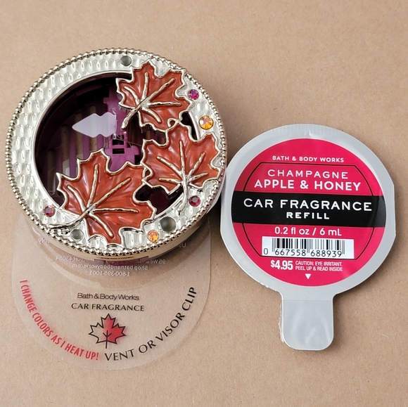 NWT! BBW Color Changing Leaf Vent/Visor Clip - Picture 2 of 2